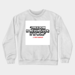 Melanin Empowerment - A. Philip Randolph Crewneck Sweatshirt